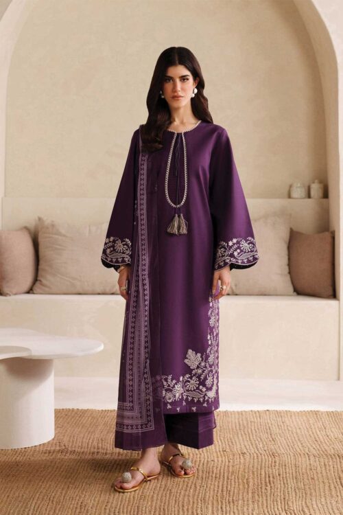 SOFi Baqra EMBROIDERED LAWN 3PC WITH CHIFFON DUPPATA
