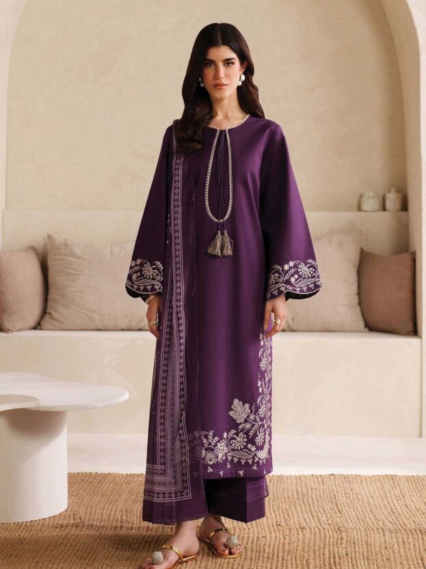 SOFi Baqra EMBROIDERED LAWN 3PC WITH CHIFFON DUPPATA
