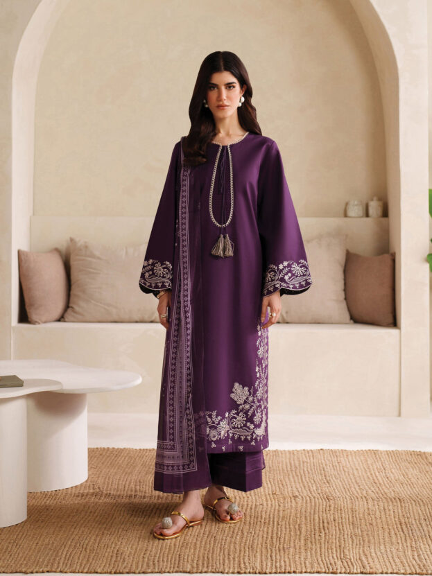 SOFI SUMMER SPECIAL'S UNSTICHED EMBROIDERED LAWN 3PC WITH CHIFFON DUPPATA